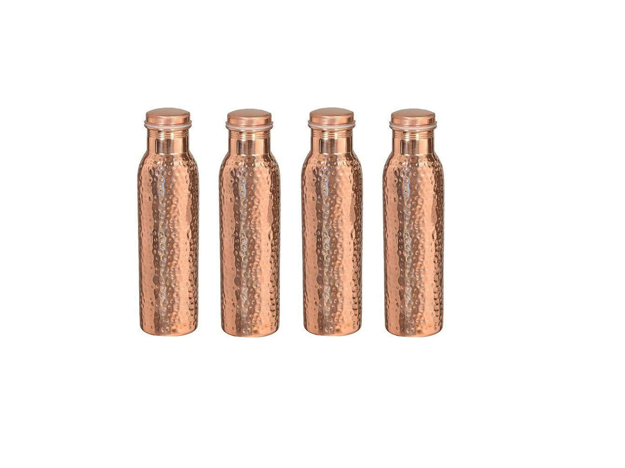 Imago Hammered Copper Bottle 1L (Pack of 4)