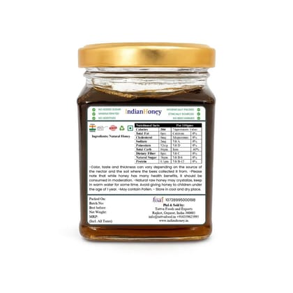 IndianHoney Sidr Natural Honey For The Unique Tree With Rich Flavor In Daily Use