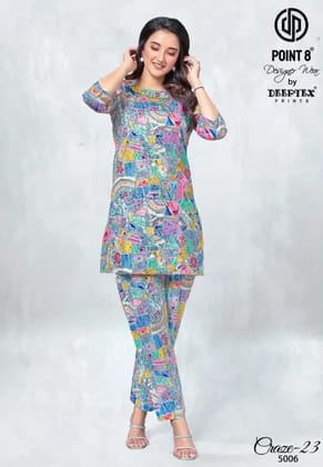 Craze 23 Vol 5 Deeptex Prints Co Ord Set