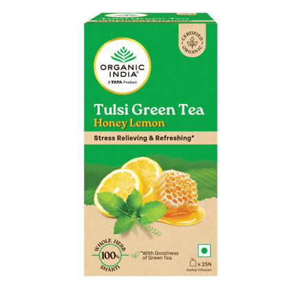 Organic India Honey Lemon Tulsi Green Tea Bags 25 Nos.