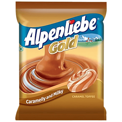Alpenliebe Gold Caramel Toffee, 297 g (90 x 3.3 g)