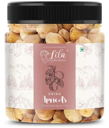 Lila Dry Fruits Apricot(Khumani) 500 gm Jar