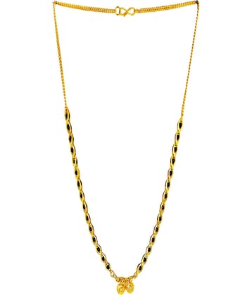 JIPPA - Golden Mangalsutra ( Pack of 1 )