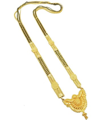 KRIMO - Golden Mangalsutra ( Pack of 1 )