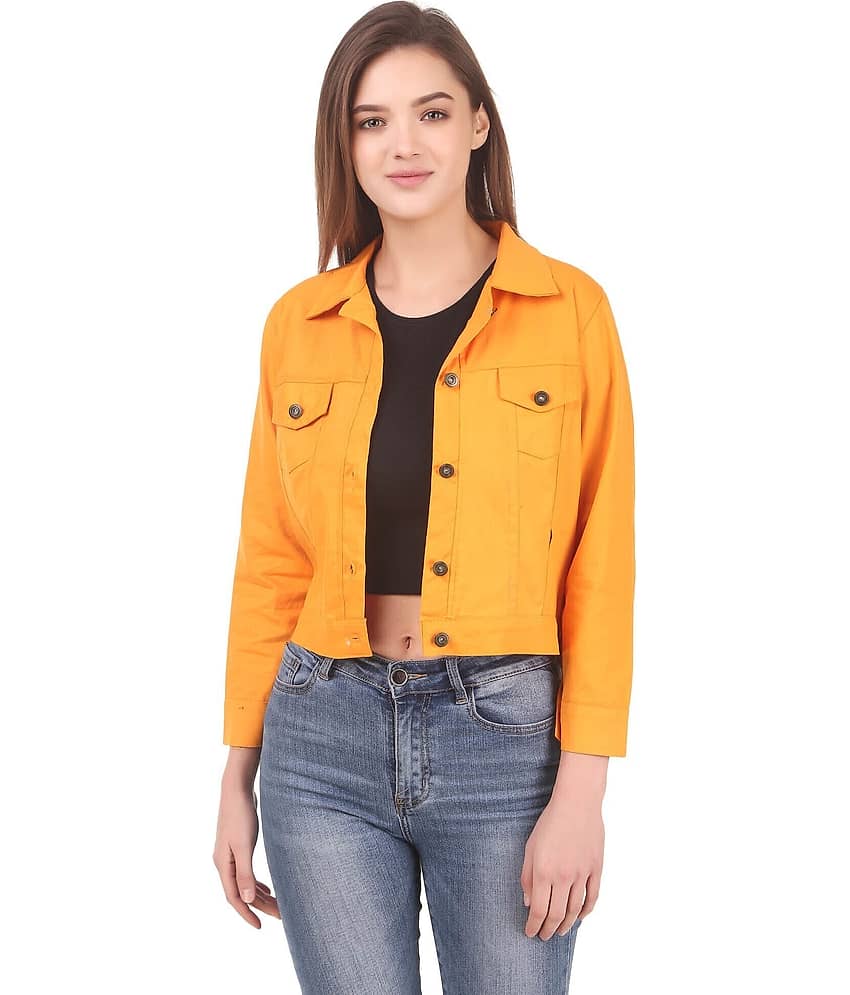 Kashian Women Denim Jacket ( Red )