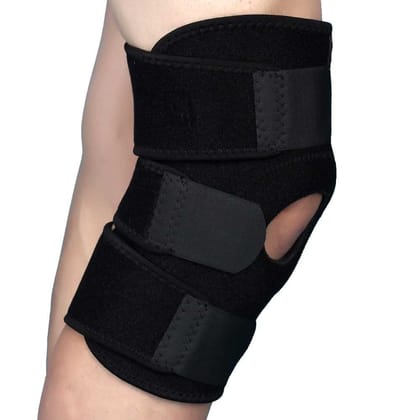 EZYFIT Adjustable Knee Cap Support Brace for Sports | Gym | Running | Arthritis | Joint Pain Relief | Protection for Men and Women