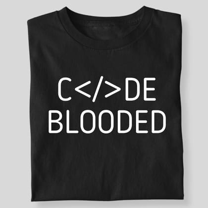 C</>DE BLOODED-Black / S