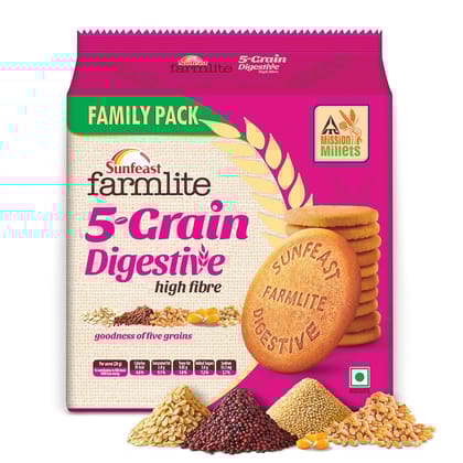 Sunfeast Farmlite 5 Grain Digestive Biscuit, 800 g
