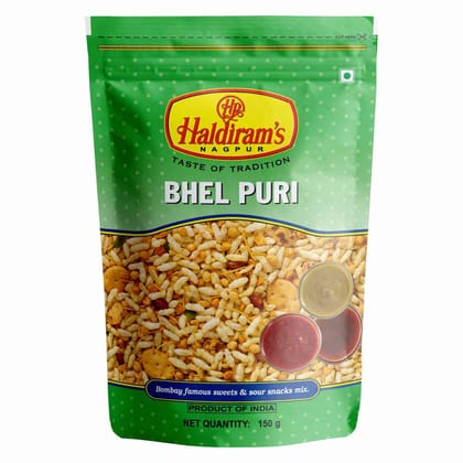 Haldiram Bhel Puri 150 Gm - Pack of 48 Haldiram Bhel Puri 150 Gm - Pack of 48