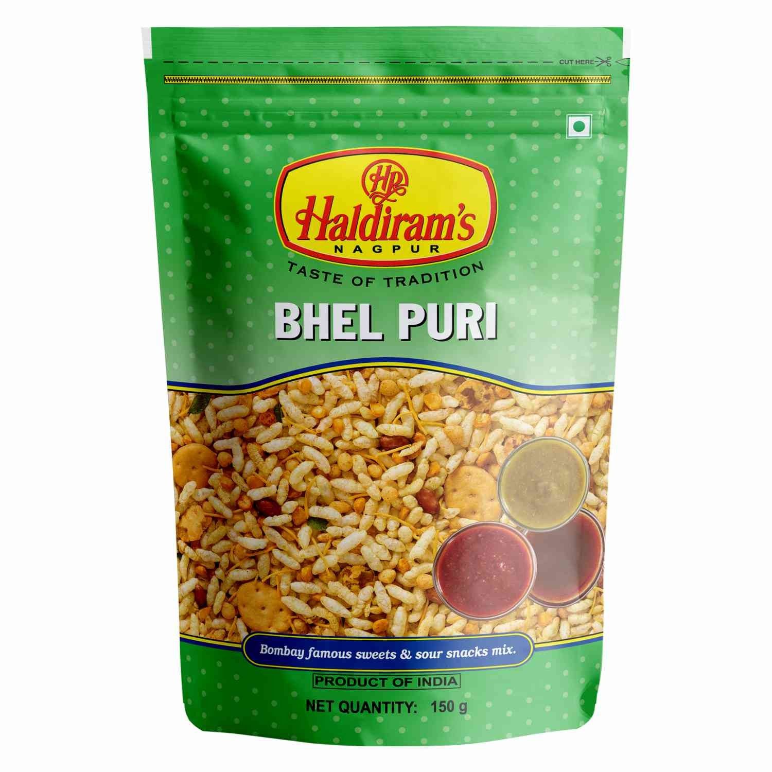 Haldiram Bhel Puri 150 Gm - Pack of 48