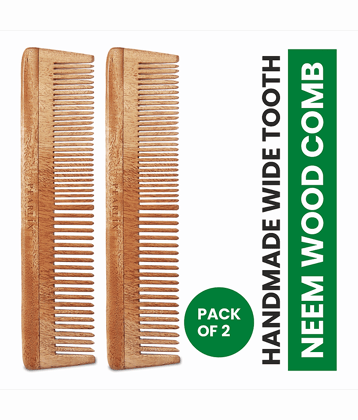 PEARLIX Wide Tooth Comb For All Hair Types ( Pack of 2 )