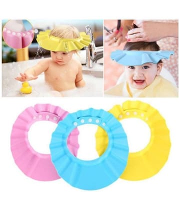 sakimo-Baby Toddler Shampoo Bath Shower Cap Wash Hair Ear Shield ( set of 3 )
