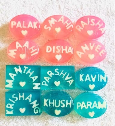 Customised Name Soaps-Red