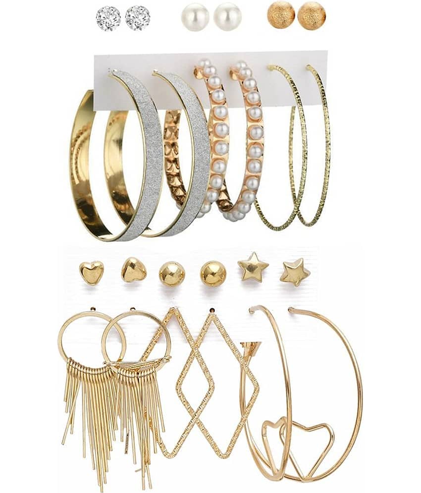 YOUBELLA Multicolor Danglers Earrings ( Pack of 1 )