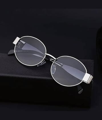 Dyana Core Silver Oval Sunglasses ( Pack of 1 )