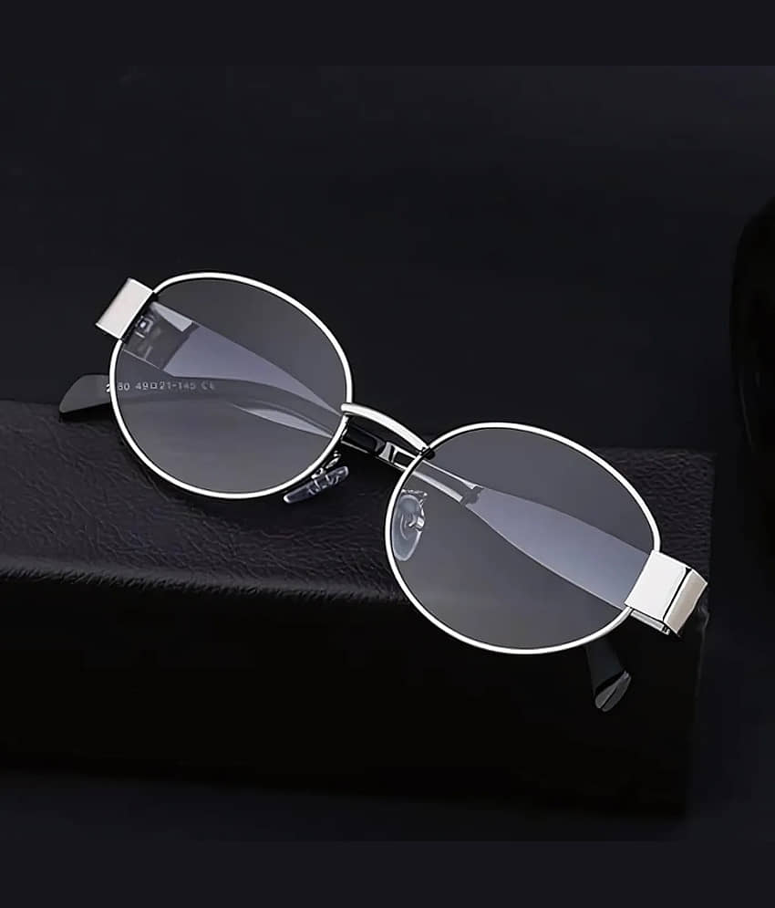 Dyana Core Silver Oval Sunglasses ( Pack of 1 )