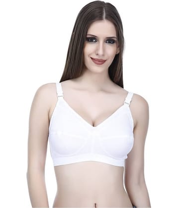 Elina Cotton Non Padded Women's Teenage Bra ( White )