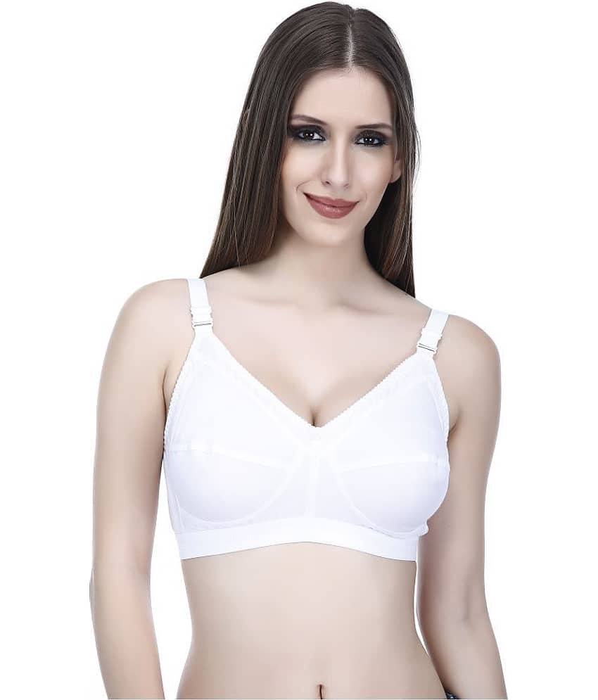 Elina Cotton Non Padded Women's Teenage Bra ( White )