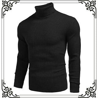 Fashlook Solid Black Full Sleeve Sweaters For Mens Fashlook Solid Black Full Sleeve Sweaters For Mens