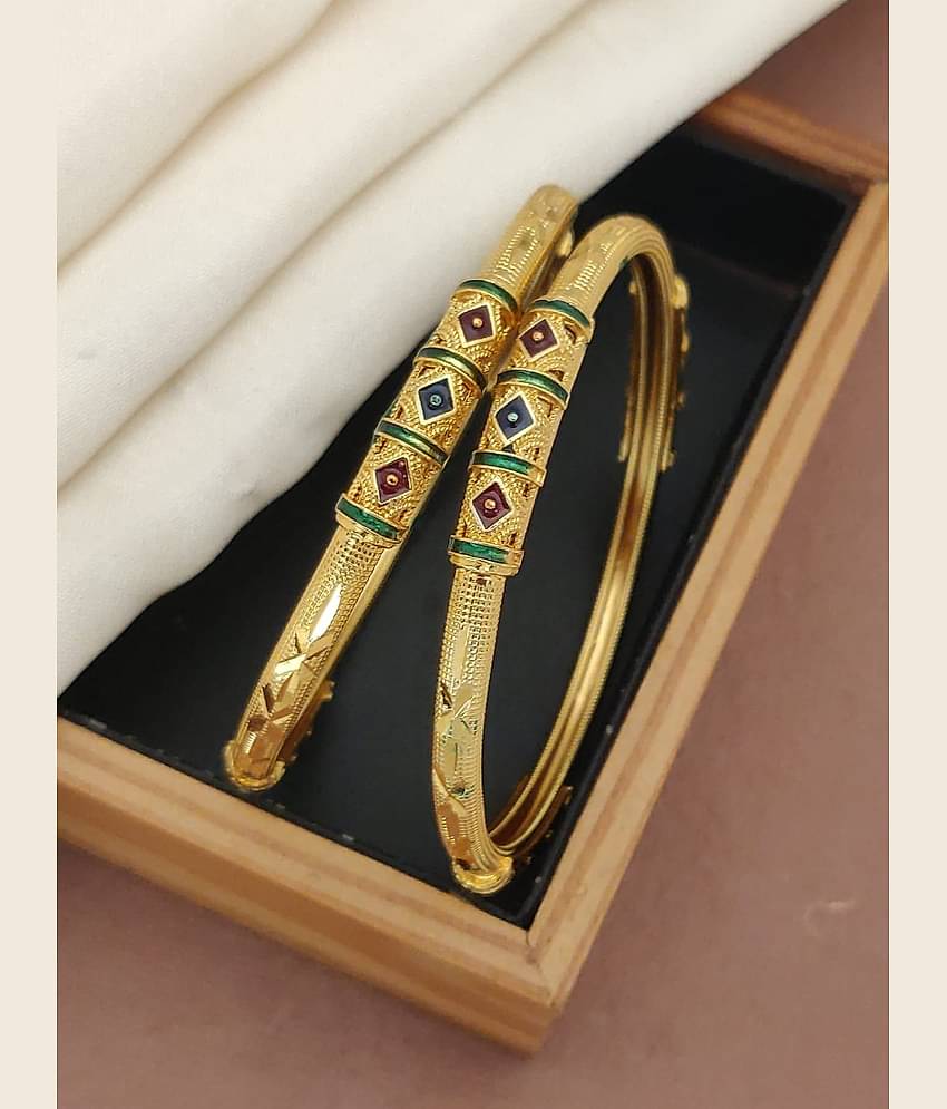 Shivay Fashion Gold Bangle ( Pack of 1 )