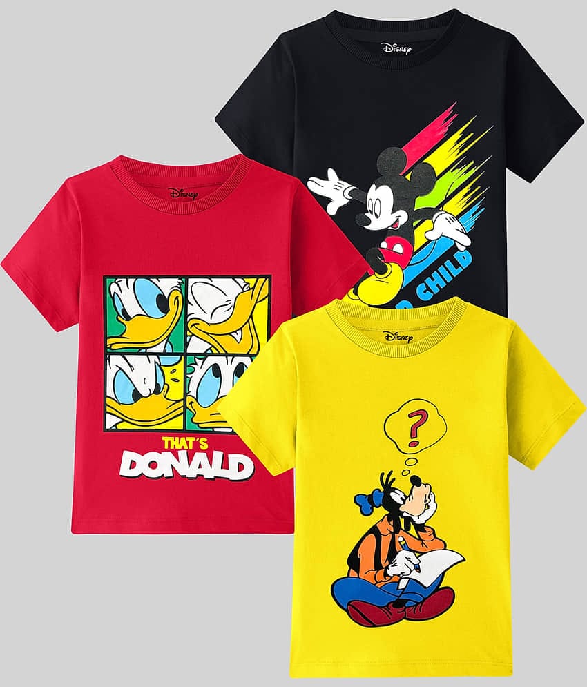 Kuchipoo Pack of 2 Boys Cotton Blend T-Shirt ( Multi Color )