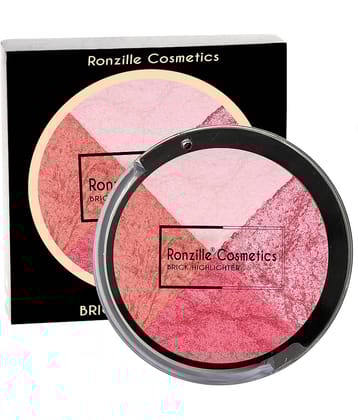 Ronzille Baked Blusher Shimmerr brickk highlighter -02