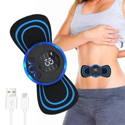 SMARTCAM Mini Neck Massager Electric Butterfly Design Muscle Stimulator Back Cervical Massager for Shoulder Waist Arm Pain Relief