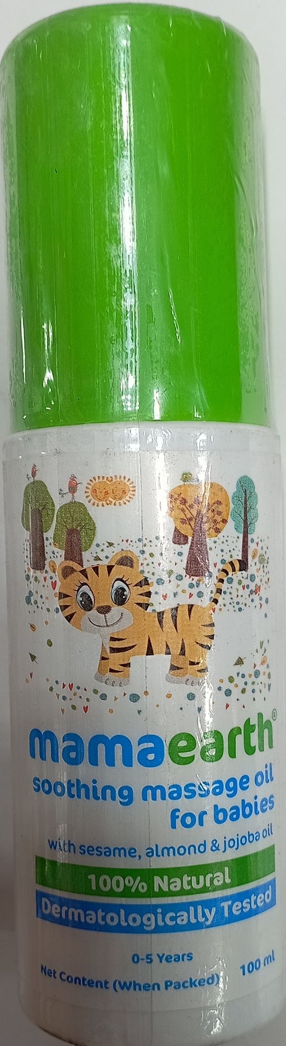 Mamaearth soothing massage oil for babies 100% Natur 100ml