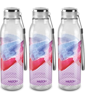 Milton Helix 1000 Pet Water Bottle, Set of 3, 1 Litre Each, Green