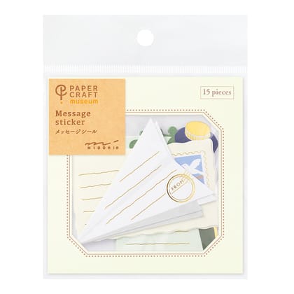 Midori PC Museum 2577 Message Sticker - Letters