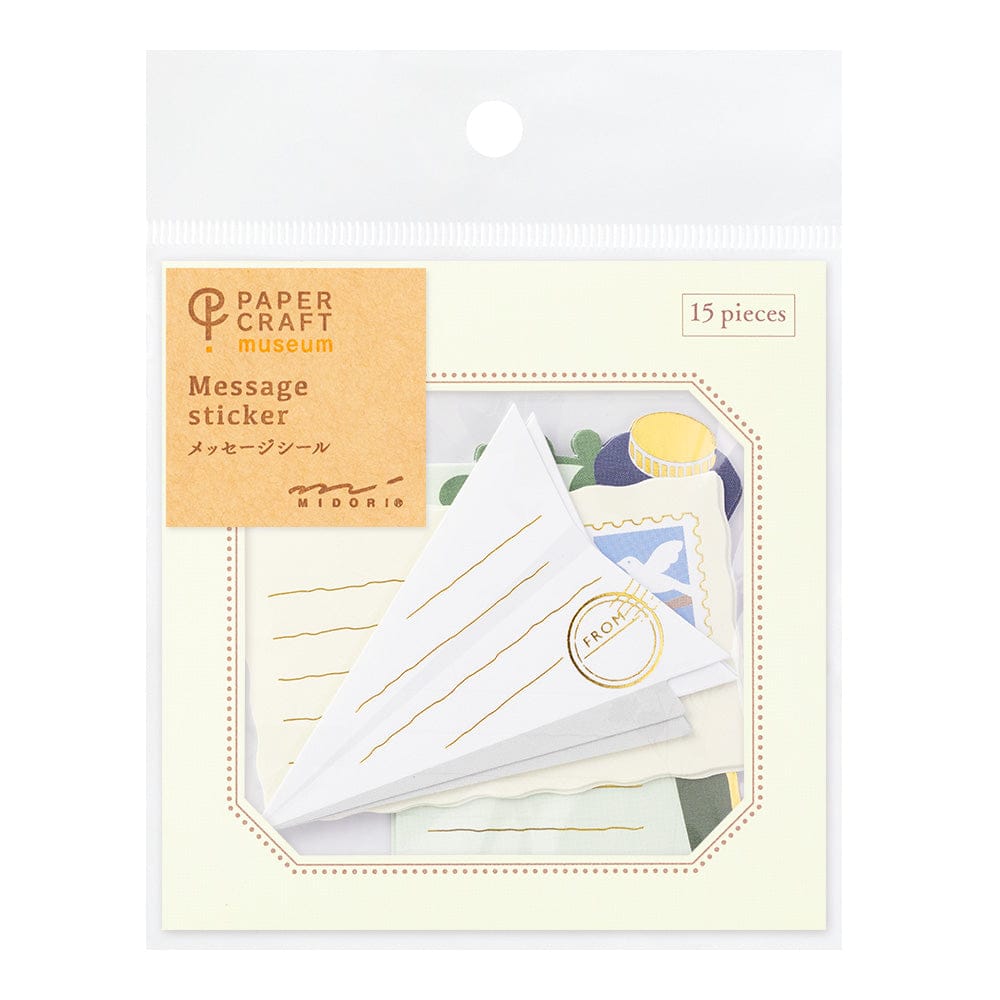 Midori PC Museum 2577 Message Sticker - Letters