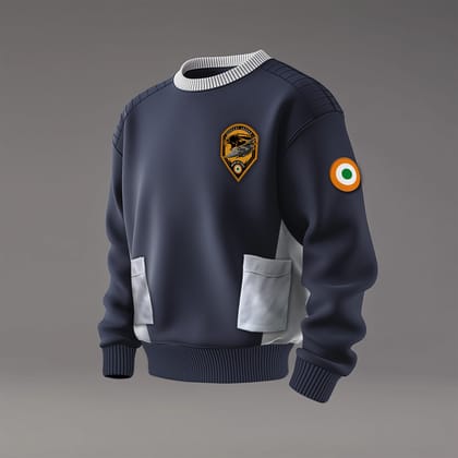 Indian Air Force: Blue Sepecat Jaguar Sweatshirt-S