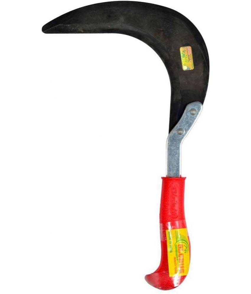 GLOBUS 910 Garden Saw (Curved) / Garden Cutter Tool/Garden Knife/Pruning Cutter.Size 175MM / 7 INCH with Plastic Handle (Double Edge)