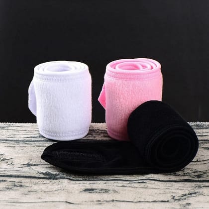 Elecsera Facial Headbands Stretchable Elasticized Facial Band For Women Men Facial Head Band Adjustable Makeup Headband Makeup Headband