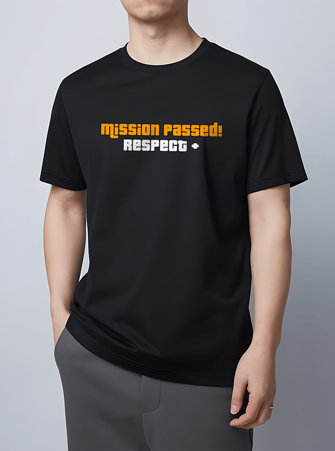 GTA Mission Passed Regular Fit Premium Cotton T shirt-S