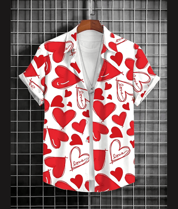 BEAUE Poly Cotton Regular Fit Printed Half Sleeves Men's Casual Shirt - White ( Pack of 1 )