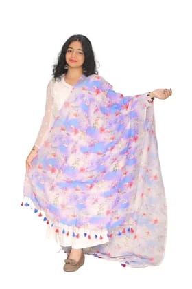 Tisser Digital Print Linen Dupatta Length:-10 Width:-10 Weight:-300