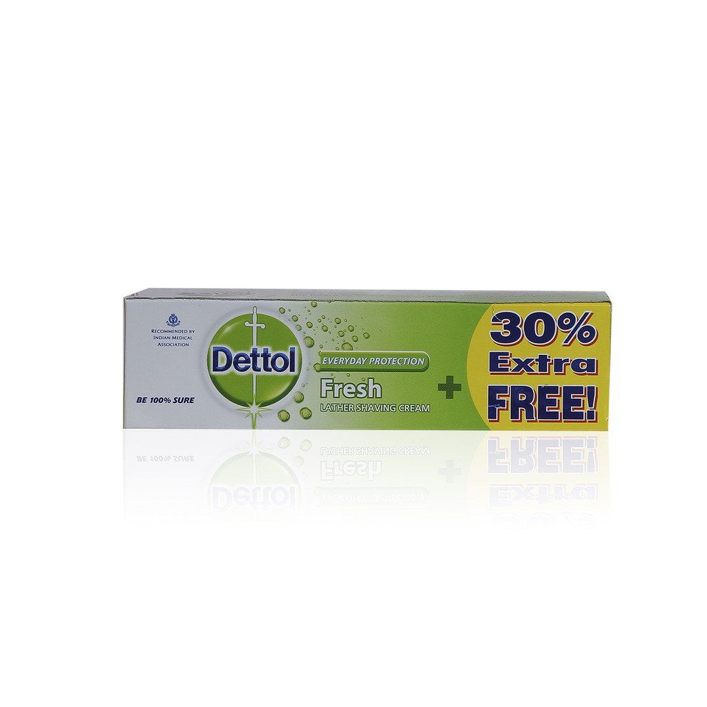Dettol Fresh Lather Shaving Cream, 60 grams Carton