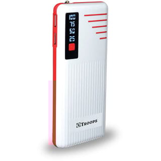 TP TROOPS 2.1A 3-USB Port battery pack 12000mAH Battery Charger PVBA Flashlight for Cell Phone DIY Universal Portable