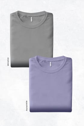 Pack 2 - Periwinkle & Winslow - Classic Crew-S