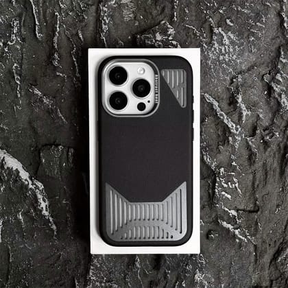 iPhone Series Luxury Metal Heat Dissipation Magnetic Carbon Fiber Pattern Cooling with Magsafe-iPhone 16 Pro max