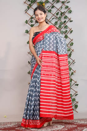 Cotton 92*80 Mulmul Saree