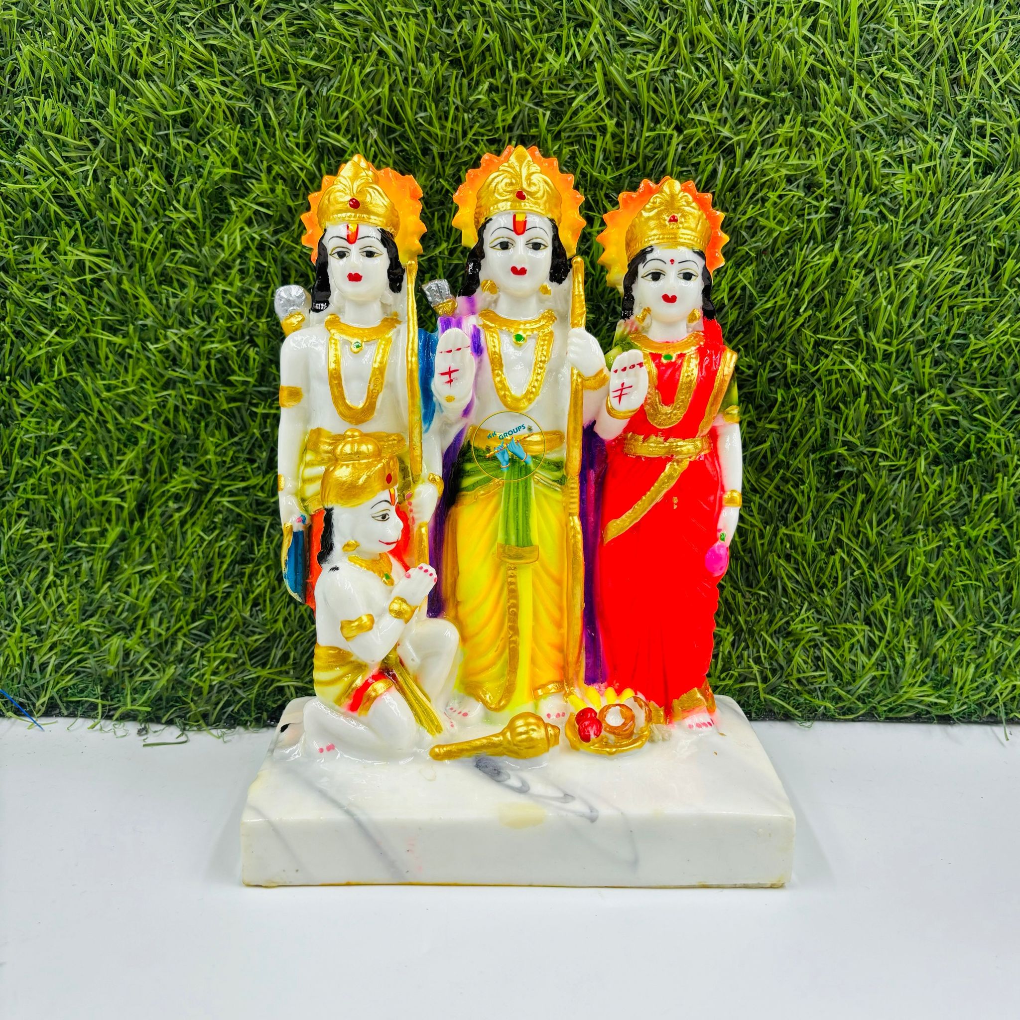 Ram Darbar With Hanuman Ji-5 inch