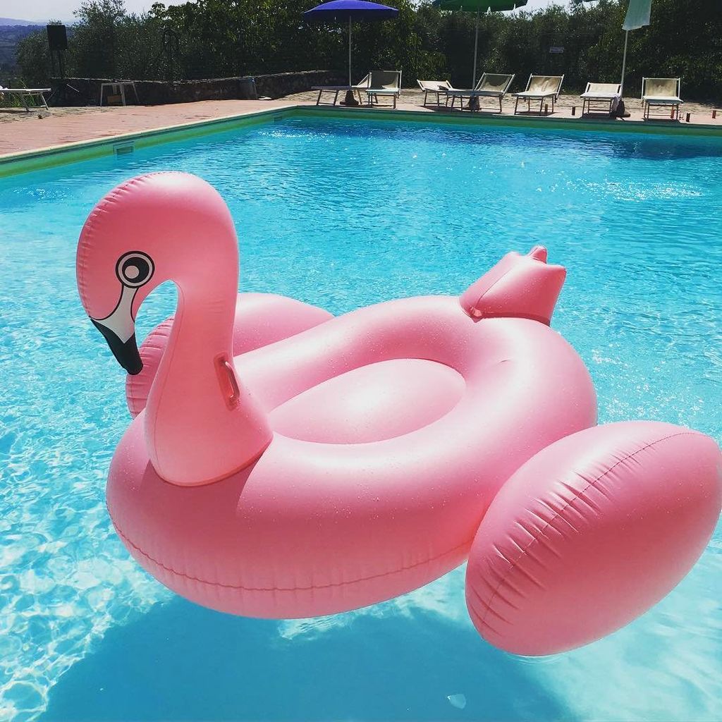 Inflatable Flamingo Pool Floats - Over 6 FT