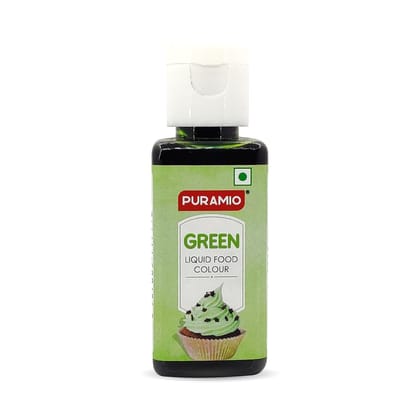 Puramio Liquid Food Colour - Green, 50 ml