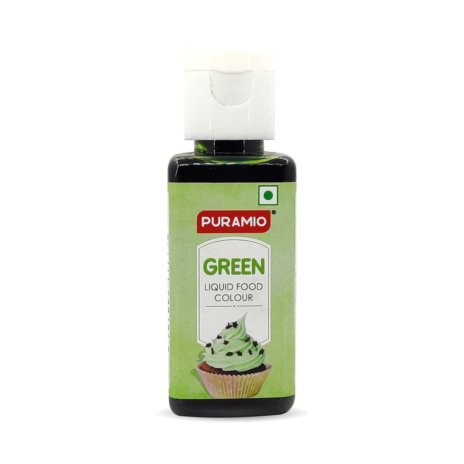 Puramio Liquid Food Colour - Green, 50 ml