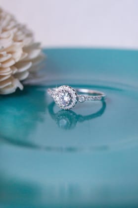 Holding It For You Solitaire Sterling Silver Ring-US 5 = 15.6mm Diameter / Silver