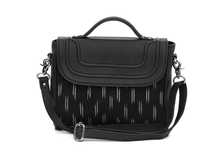 Sling Bag- Black Ikat