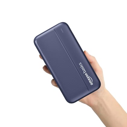 Amazon Basics 20000 mAh Power Bank | 22.5W Fast Charging | Dual Output & Input | Charge 3 Devices Simultaneously | for Smartphones, TWS Earbuds, Speakers, Tablets (Dark Blue) Amazon Basics 20000 mAh Power Bank | 22.5W Fast Charging | Dual Output & Input 