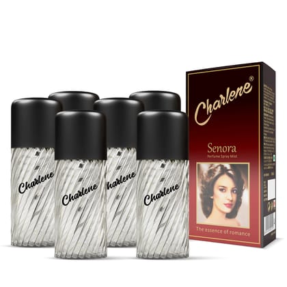 Charlene Senora Perfume for Men & Women 50ml pack of 6 | Long Lasting Fragrance | Luxury perfume | Premium perfume | Perfect For Everyday Use | Luxury & Distinction Charlene Senora Perfume for Men & Women 50ml pack of 6 | Long Lasting Fragrance | Luxury 
